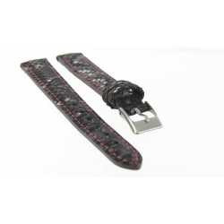 Bracelet de montre Cuir Façon Python Rouge Tosca Tailles de 12 et 14 mm E140-05