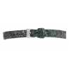 Bracelet de montre Cuir Façon Python Vert Tailles de 12 et 14 mm E140-08