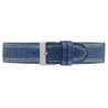 Bracelet de montre Bleu en Cuir de Veau façon Alligator. Tailles de 18-20-22-24mm. E704-06 (REACH)