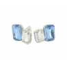 Boucles D'Oreilles Fantaisie Clip Cristaux