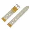 Bracelet montre Beige de 18 à 24mm en Cuir de veau Racing EcoCuir® Artisanal
