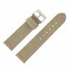 Bracelet montre Beige de 18 à 24mm en Cuir Rangers à dégagement rapide EcoCuir®
