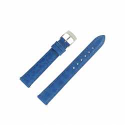 Bracelet Montre Bleu Azur de 12-16-18-20mm en Cuir de Buffle Sherpa EcoCuir® Artisanal