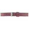 Bracelet de montre Bordeaux de 12-14-16-18mm en Cuir gaufré Gracy EcoCuir® Artisanal