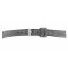 Bracelet de montre Gris de 12-14-16-18mm en Cuir gaufré Gracy EcoCuir® Artisanal