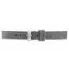 Bracelet de montre Gris de 12-14-16-18mm en Cuir gaufré Gracy EcoCuir® Artisanal