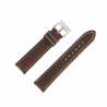 Bracelet montre Marron de 18 et 20mm Cuir de Buffle Polo EcoCuir® Artisanal 