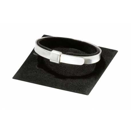 Cartouche noire thermoformée pour Bracelet 82x82mm Option écrin 0230061 Irisée