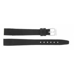 Bracelet pour montre à anses soudées 08-10-12mm en Cuir Noir de Buffle véritable 