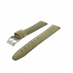 Bracelet de montre Vert de 18 à 24mm en Cuir de veau Vintage Nevada EcoCuir Fabrication Artisanale