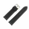 Bracelet montre Noir XXL de 24-26-28mm en Cuir de Buffle véritable Ecocuir® Artisanal