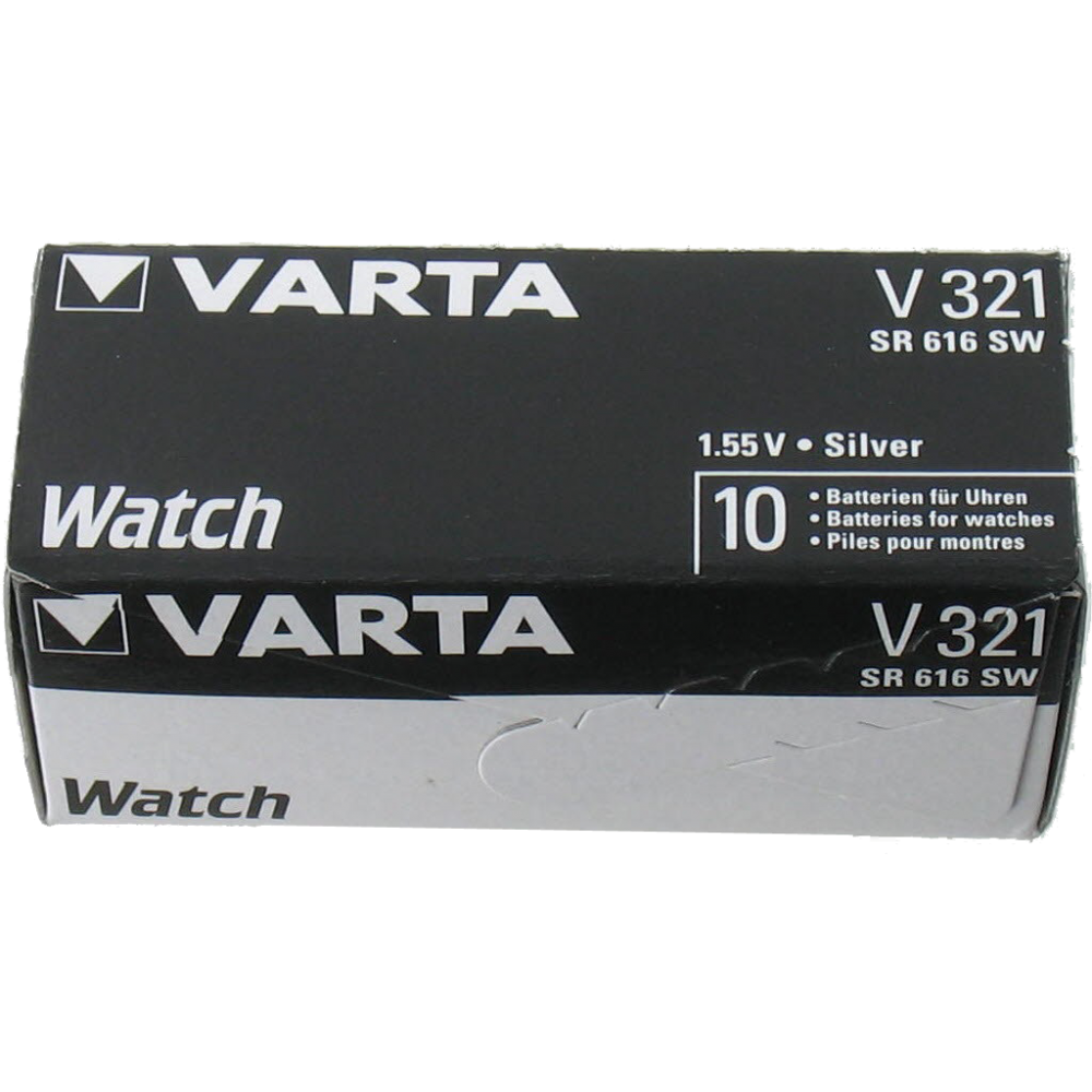 VARTA 1 pile  oxyde d'argent V321 321  SR616SW  SR65   1,55V 
