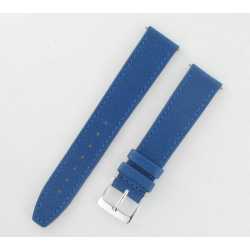 Bracelet Montre 12-14-18mm Bleu Europa en Cuir façon Buffalo
